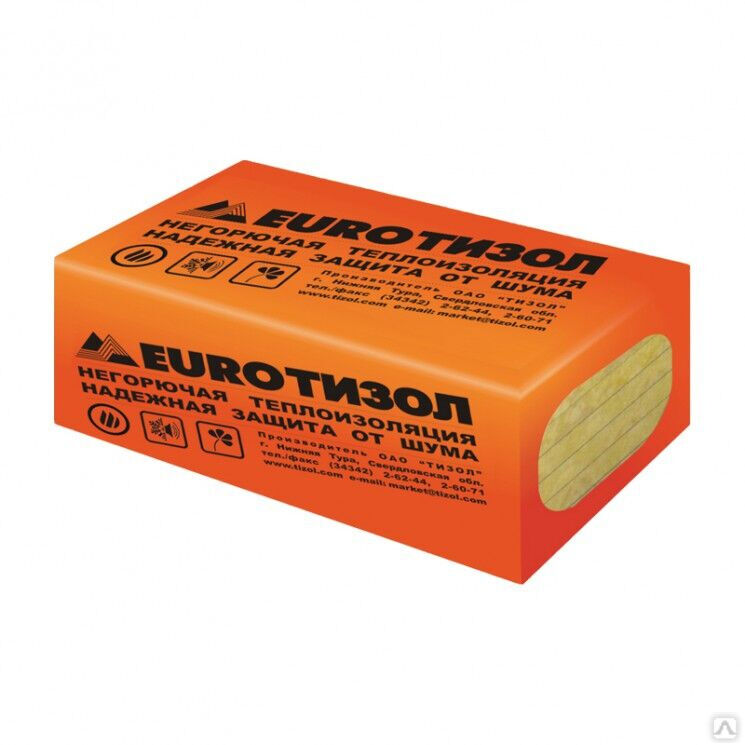 Плиты EURO-РУФ Н,1000х600х50 (0,18м3) пл.110